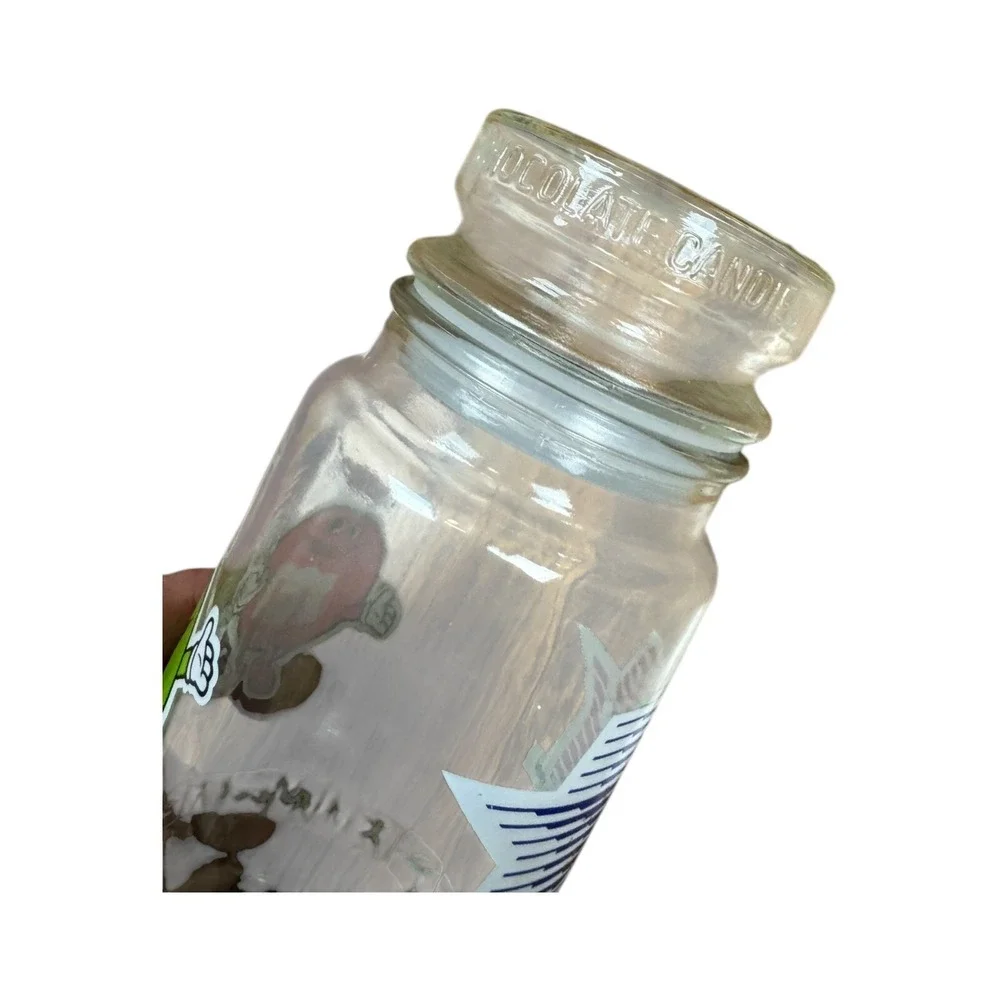 M&Ms Glass Jar Unisex OS Clear Good 1984 Los Angeles Olympic Games USA XXIII